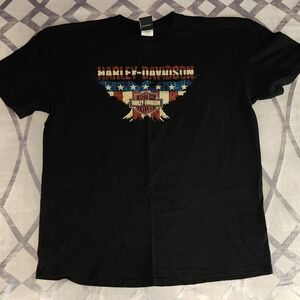 Men's black Harley-Davidson T-shirt,  size XL